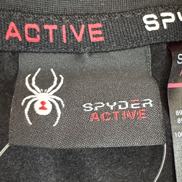 Spyder Black Long-Sleeve Pullover - Picture 4 of 5